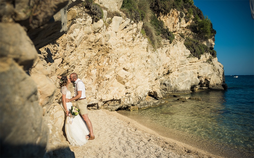 Laura and Dave's Romantic Fairytale Greek Island Wedding | True Bride